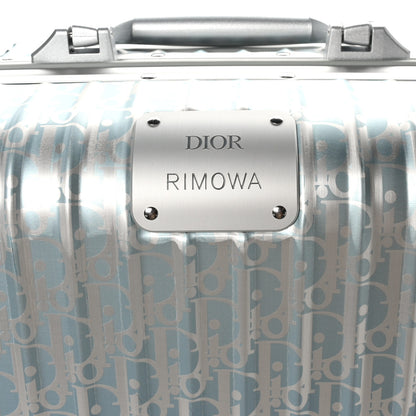 Christian Dior X RIMOWA Aluminum Gradient Cabin Luggage Blue Multi 6 of 8