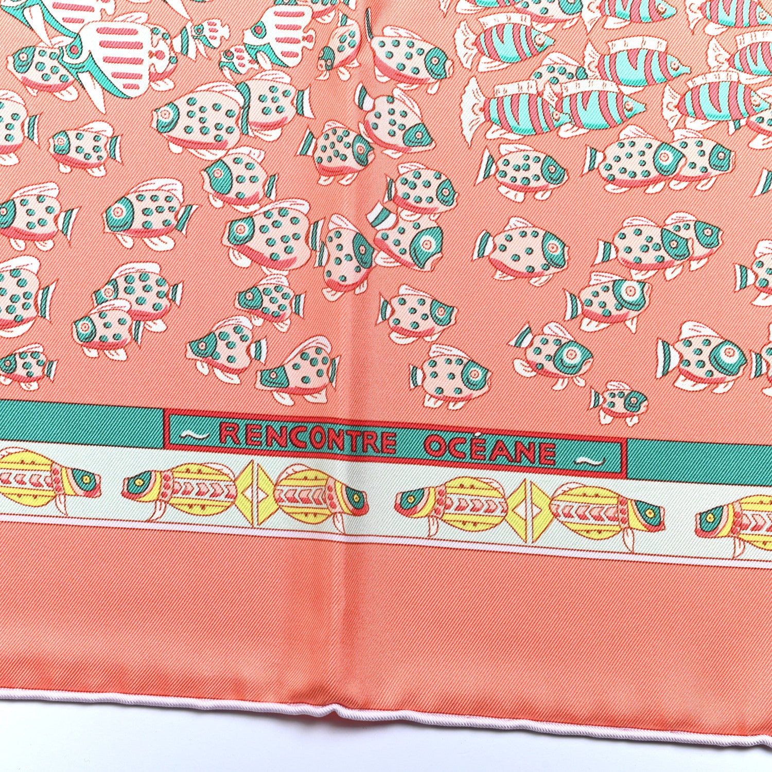 Hermes Silk Rencontre Oceane Scarf 90 3 of 5