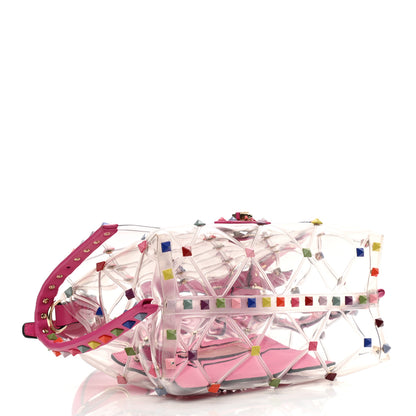Valentino Garavani PVC Medium Candystud Top Handle Bag Multicolor 4 of 10