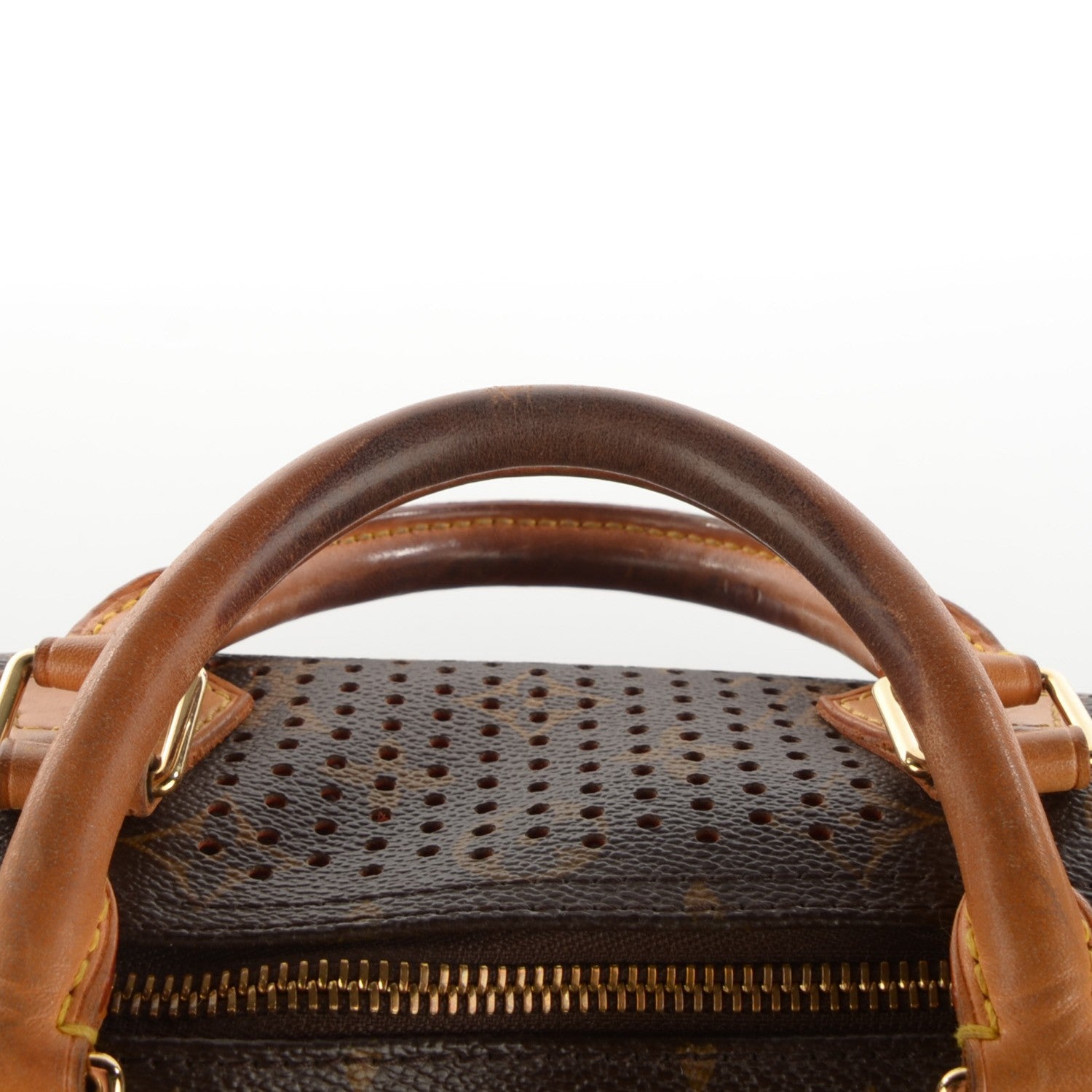 Louis Vuitton Monogram Perforated Speedy 30 Orange 7 of 9