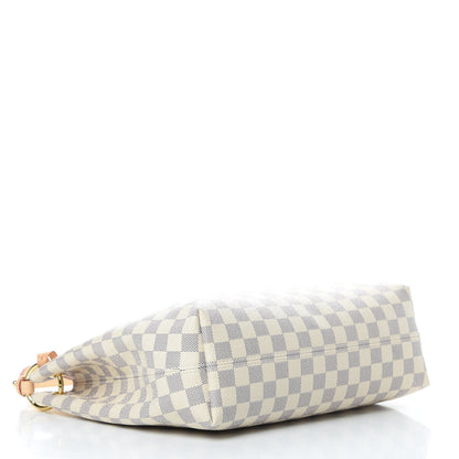 Louis Vuitton Damier Azur Graceful PM Rose Ballerine 4 of 12
