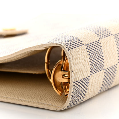 Louis Vuitton Damier Azur Medium Ring Agenda Cover 9 of 12