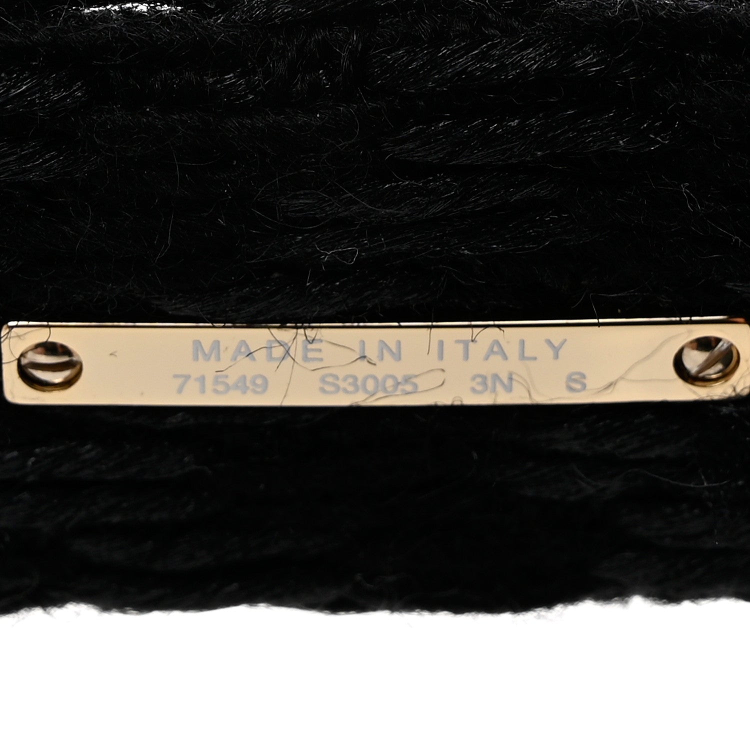 Chanel Acetate Tweed Wool CC Chain Rectangle Sunglasses 71549 Black 5 of 8