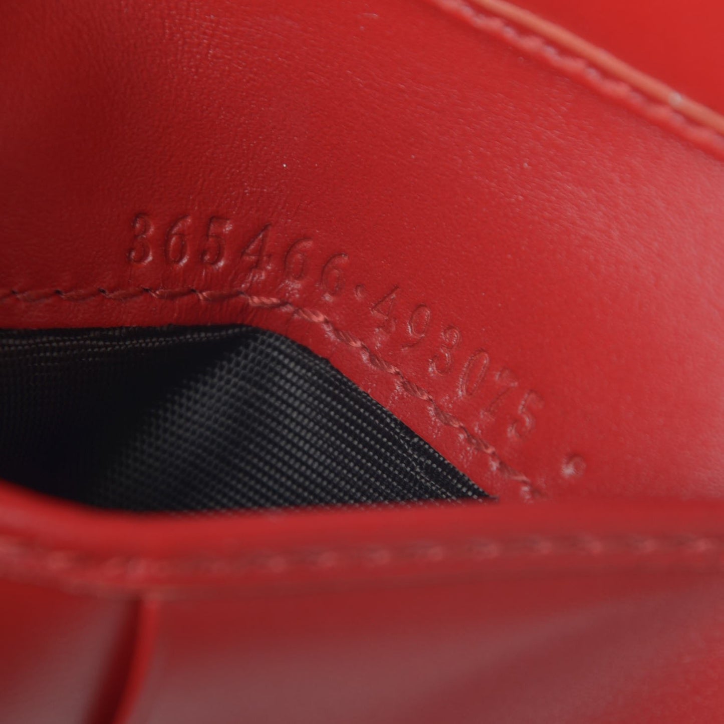 Guccissima Bi-Fold Wallet Red