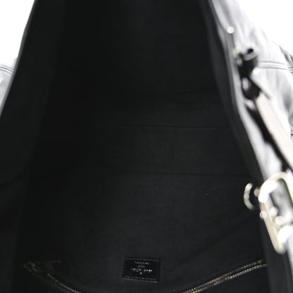 Louis Vuitton Lambskin CarryAll Vibe MM Black 6 of 10