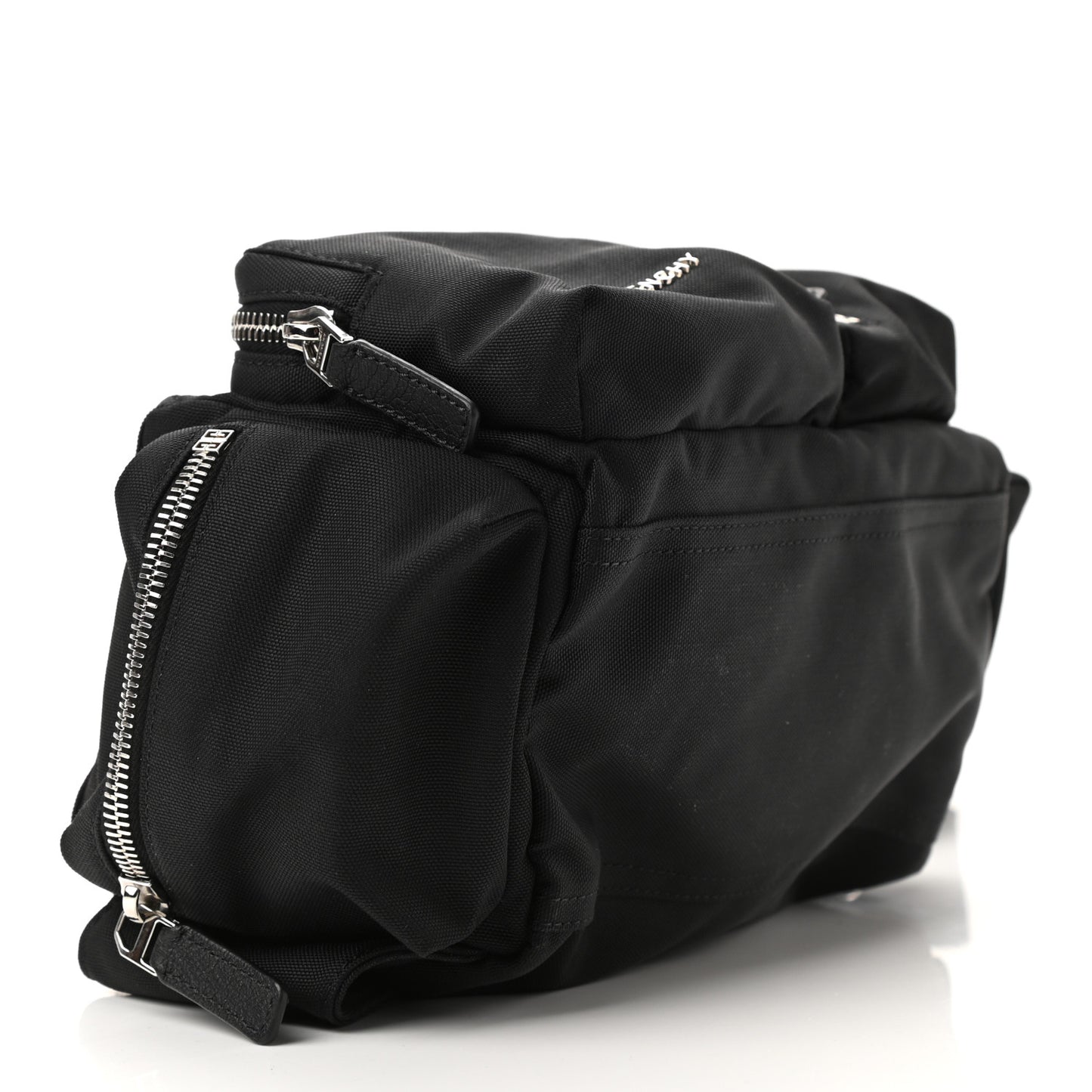 Nylon Pandora Multipocket Bum Bag Black