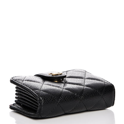 Chanel Caviar Quilted Gusseted Card Holder Black 4 of 7