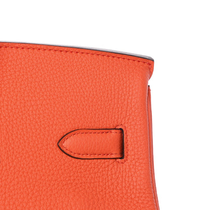 Hermes Togo Birkin 35 Orange Poppy 32 of 38