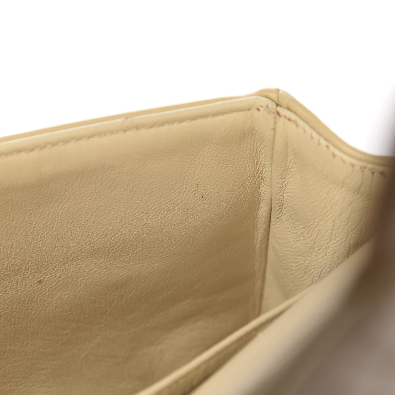 Chanel Lambskin Quilted Medium Double Flap Beige 9 of 16