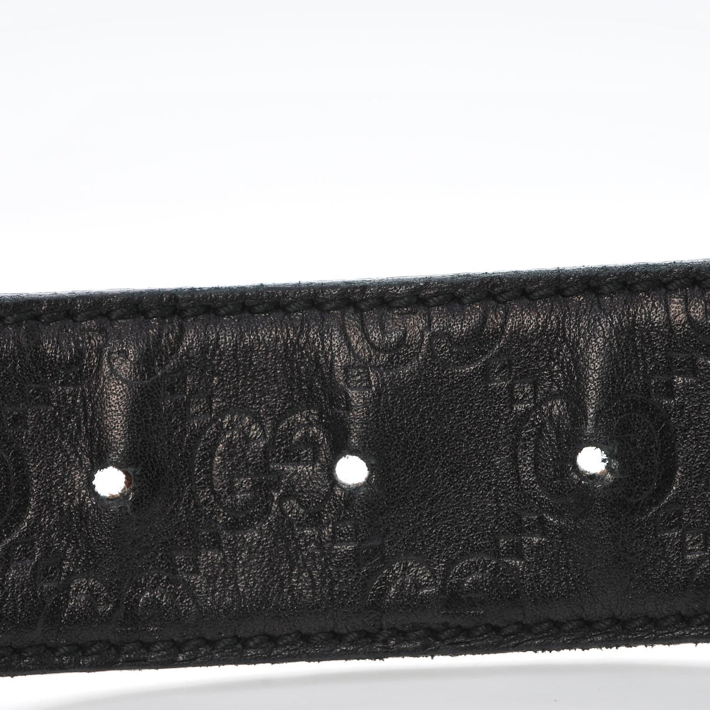 Guccissima Interlocking G 40mm Belt 80 32 Black