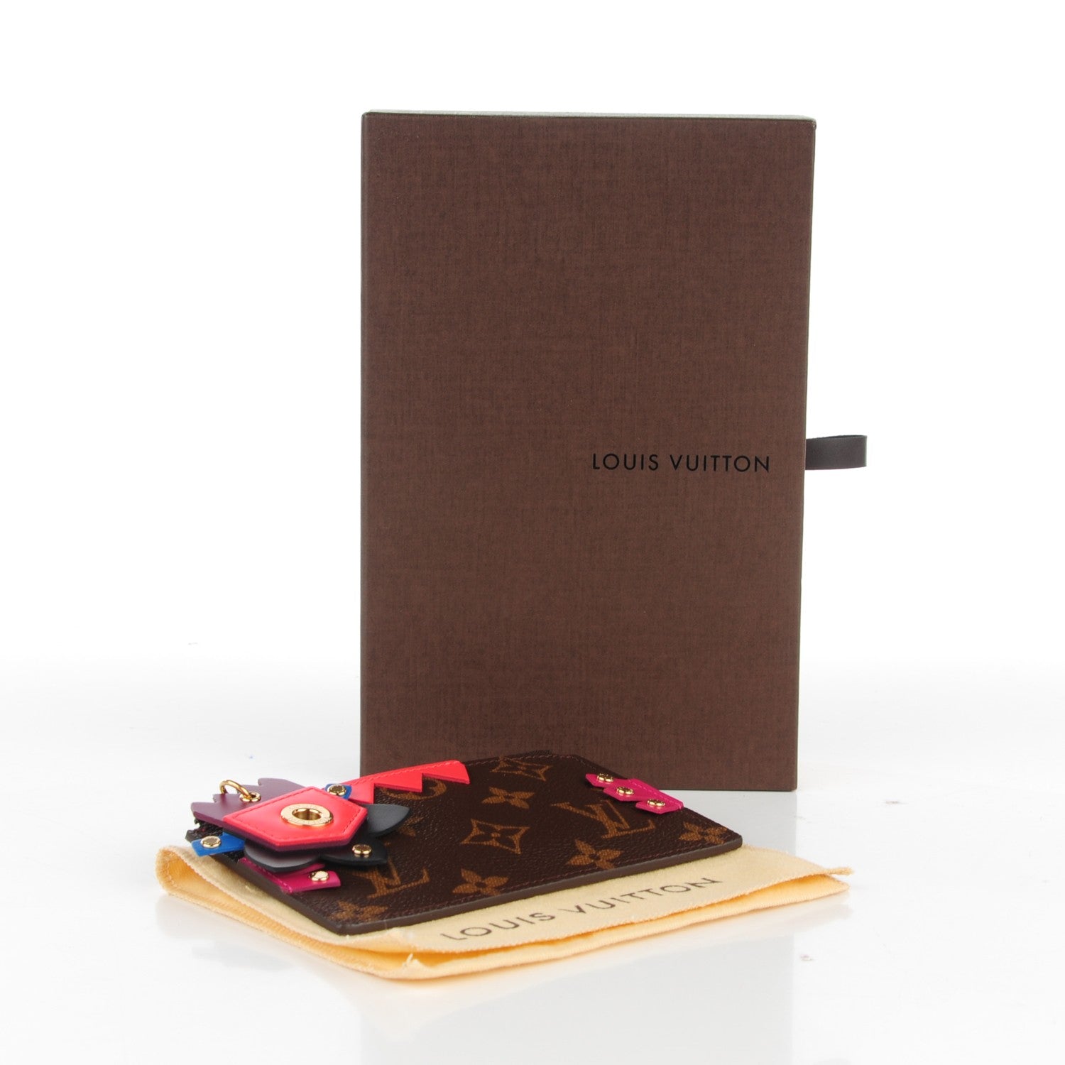 Louis Vuitton Monogram Totem Key Pouch Flamingo 4 of 7