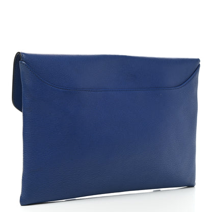 Givenchy Sugar Goatskin Medium Antigona Envelope Clutch Blue 3 of 12