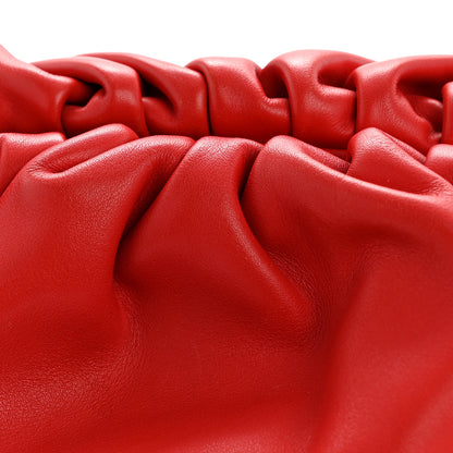 Bottega Veneta Smooth Butter Calf The Pouch Oversized Clutch Bright Red 12 of 13