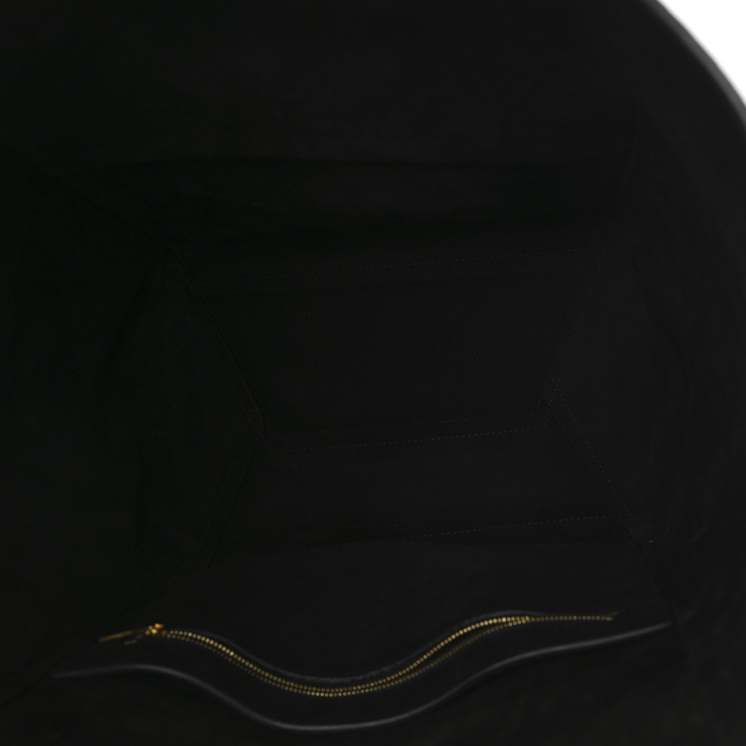 Celine Soft Grained Calfskin Sangle Bucket Bag Black 5 of 10