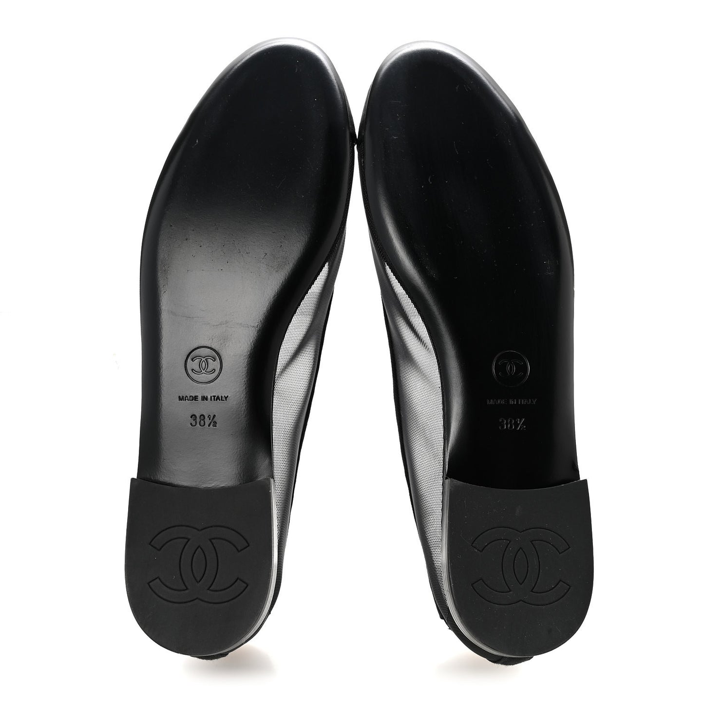 Mesh CC Ballerina Flats 38.5 Black