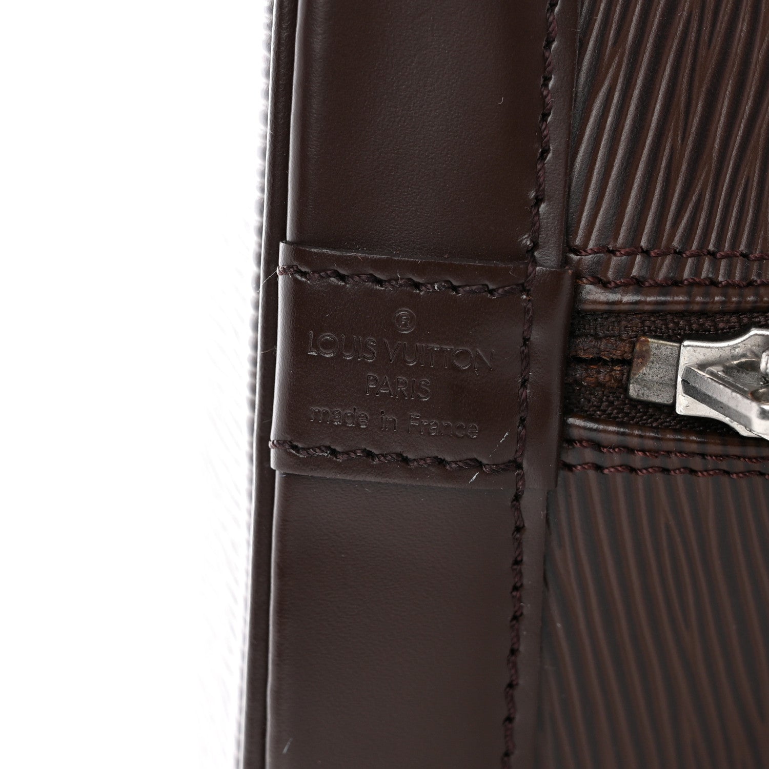 Louis Vuitton Epi Alma PM Moka 7 of 13