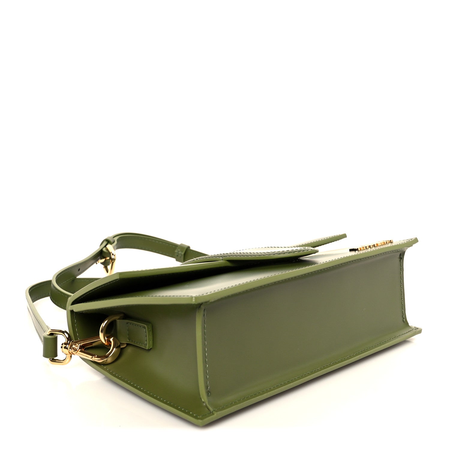 Jacquemus Smooth Calfskin Le Grand Bambino Khaki 4 of 9