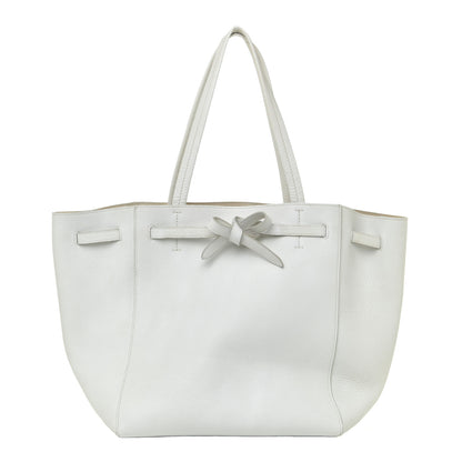 Celine Soft Grained Calfskin Small Belt Cabas Light Grey 1 of 18