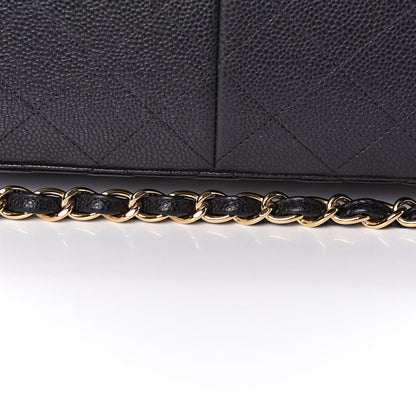 Chanel Caviar Quilted Jumbo Double Flap Black 15 of 24