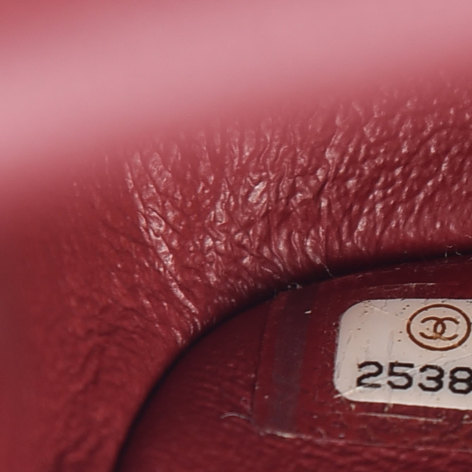 Chanel Iridescent Caviar Quilted Medium Double Flap Burgundy 9 of 10