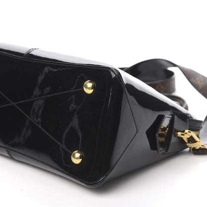 Louis Vuitton Patent Calfskin Miroir Tote Black 7 of 8