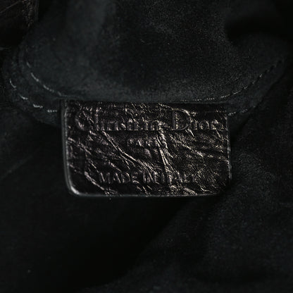 Christian Dior Crinkled Calfskin Macrocannage Large Toujours Black 7 of 10