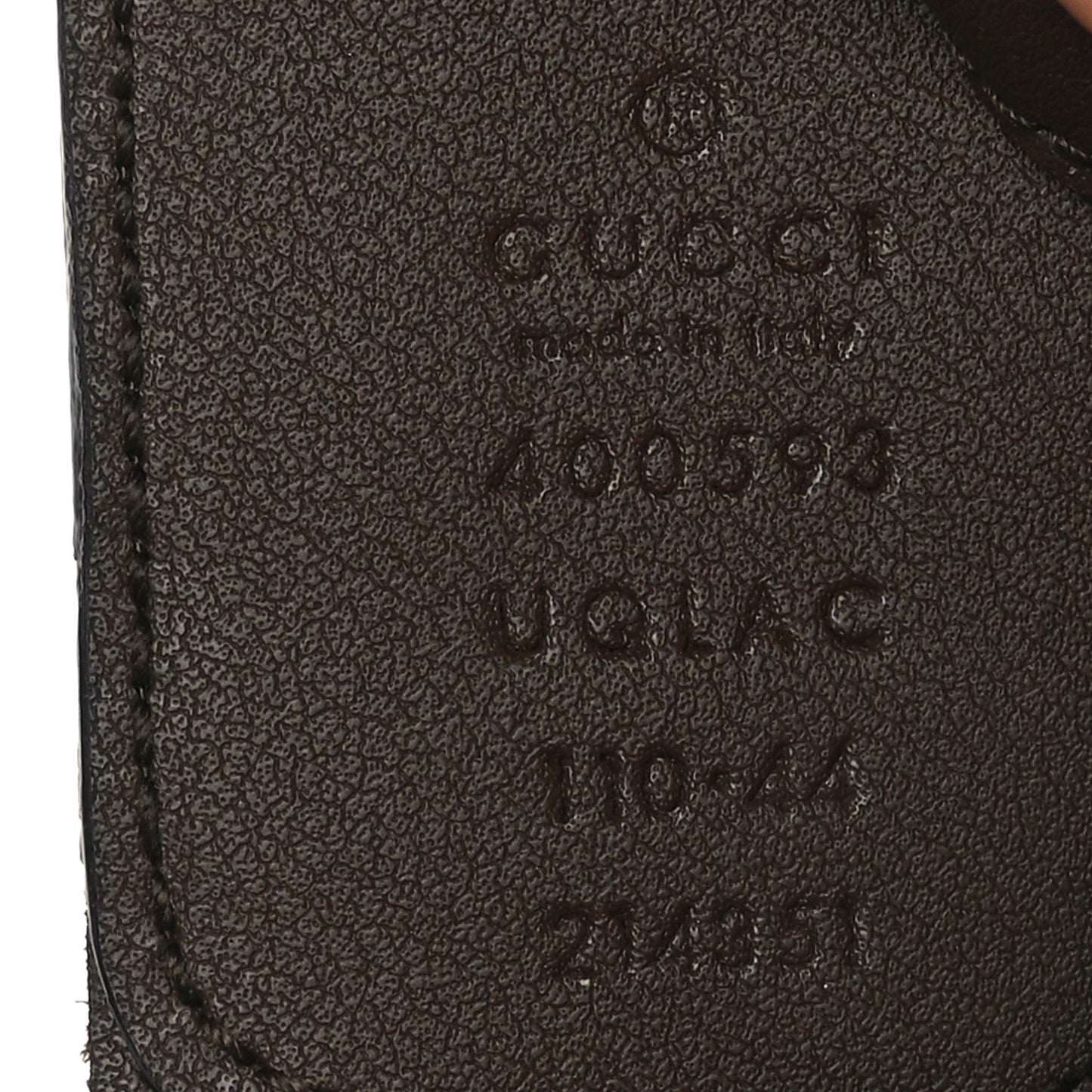 Monogram Jumbo GG Textured Dollar Calfskin Double G 40mm Belt 110 44 Camel Ebony