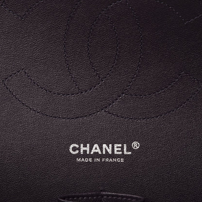Chanel Caviar Quilted Jumbo Double Flap Dark Purple 7 of 10