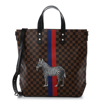 Louis Vuitton Savane Damier Ebene Zebra Atlas Tote 1 of 9