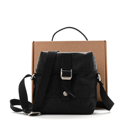 Gucci Econyl Nylon Monogram Off The Grid Messenger Bag Black 11 of 11