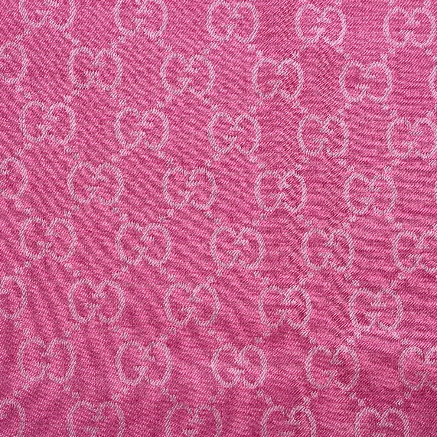 Wool Silk GG Monogram GGNat Scarf Roseate