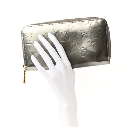 Louis Vuitton Vernis Zippy Wallet Gris Metal 2 of 8