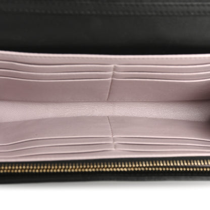 Christian Dior Lambskin Cannage Miss Dior Chain Wallet Black 5 of 15