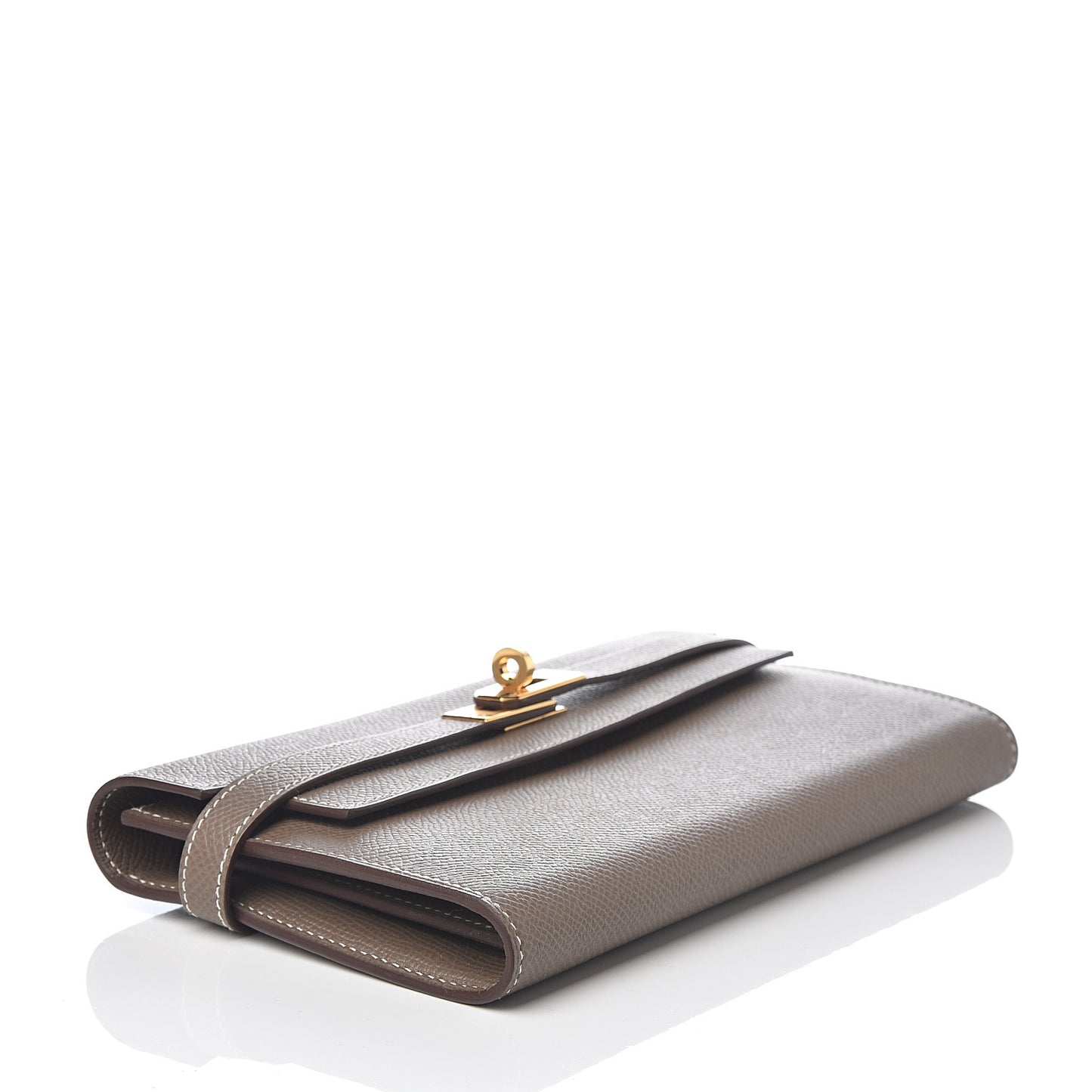 Epsom Kelly Longue Wallet Etoupe