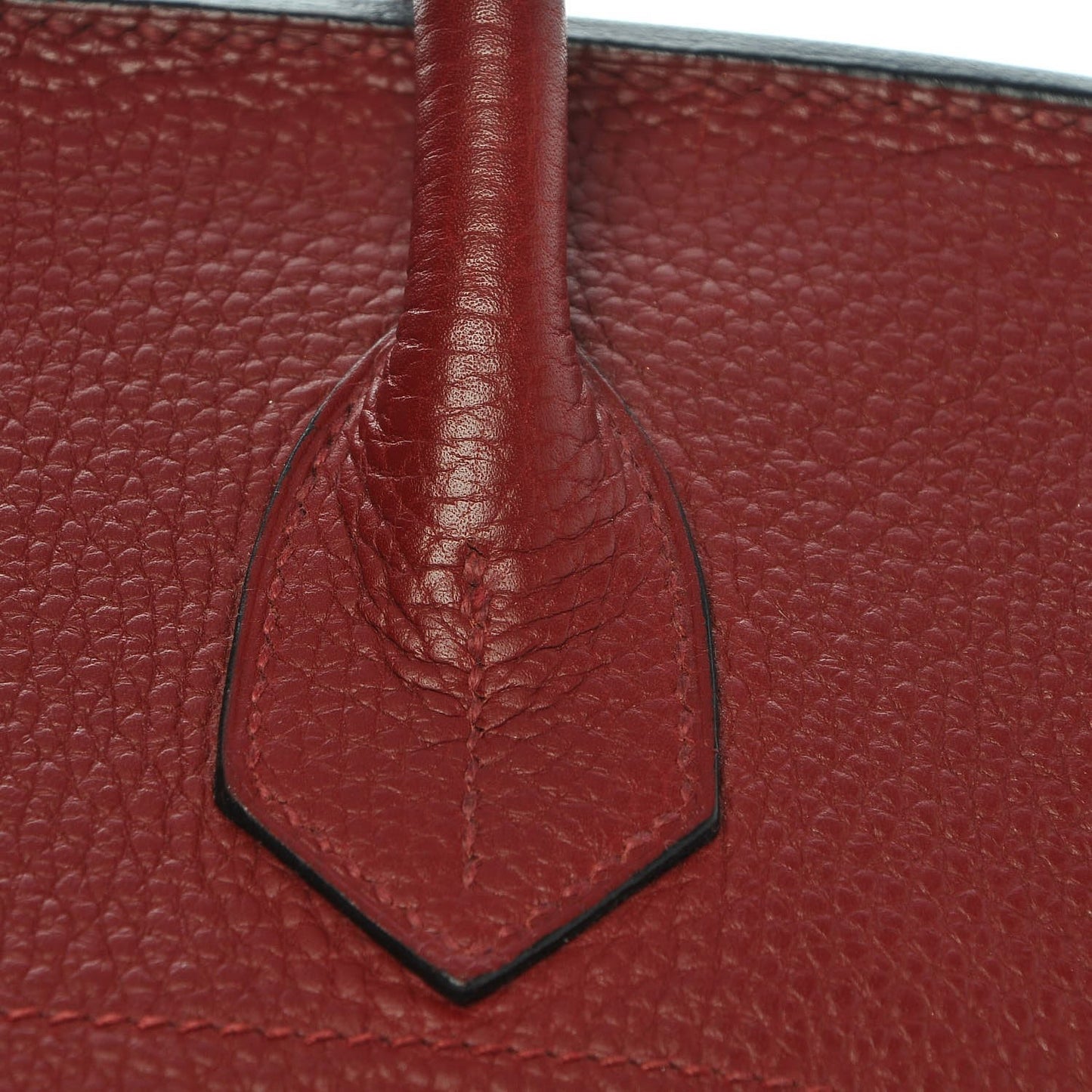 Taurillon Clemence JPG Birkin 42 Rouge H