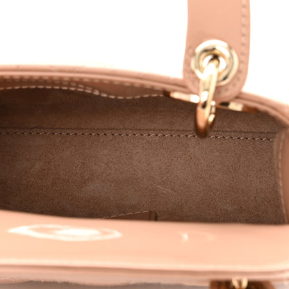 Christian Dior Patent Cannage Mini Lady Dior Light Pink 5 of 12