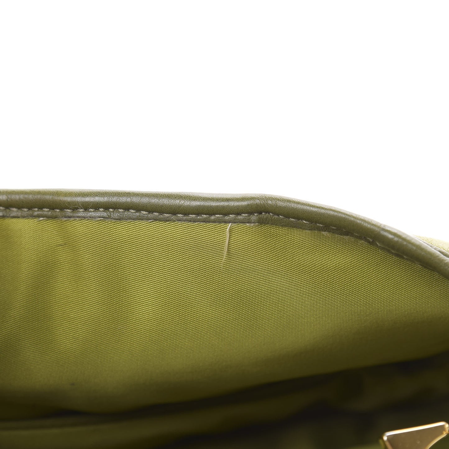 Ostrich Saddle Bag Green