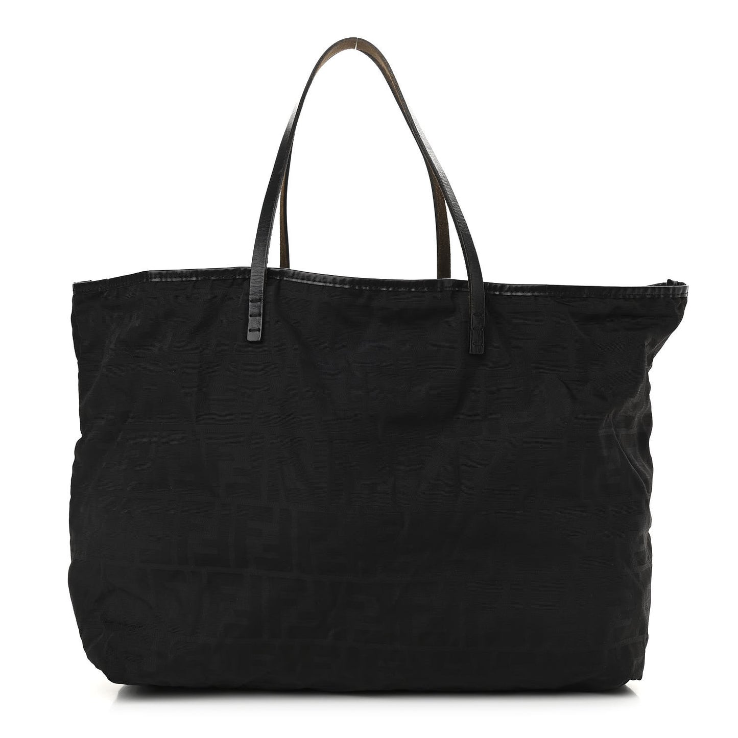 Nylon Zucca Medium Roll Tote Black