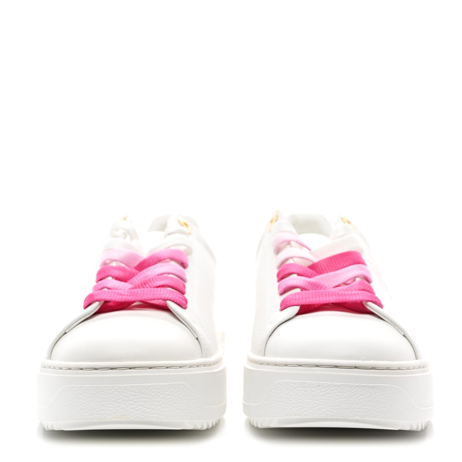 Louis Vuitton Monogram Time Out Sneakers 40 White Pink 2 of 9