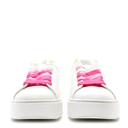Louis Vuitton Monogram Time Out Sneakers 40 White Pink 2 of 9