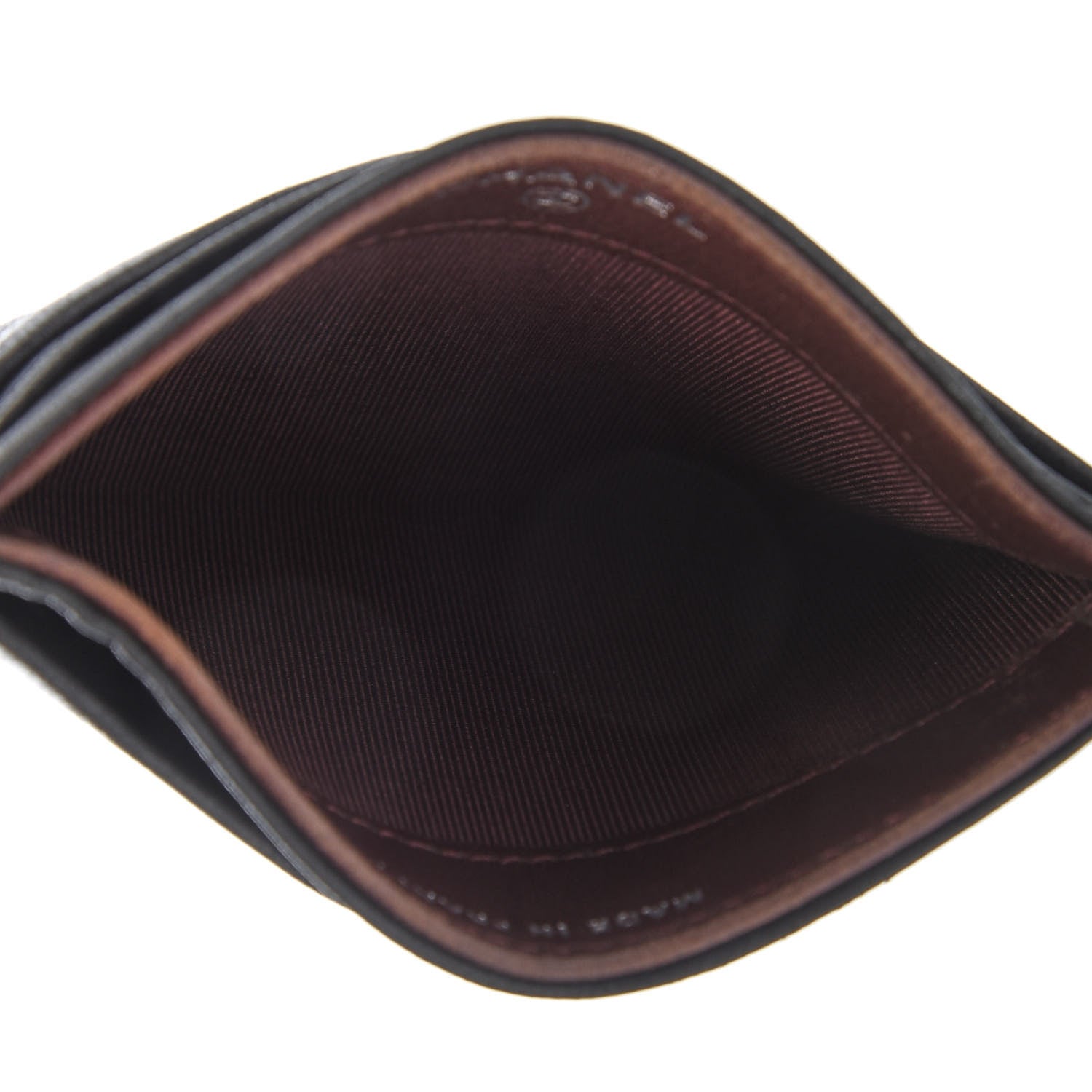 Chanel Lambskin Quilted Card Holder Black 7 of 10