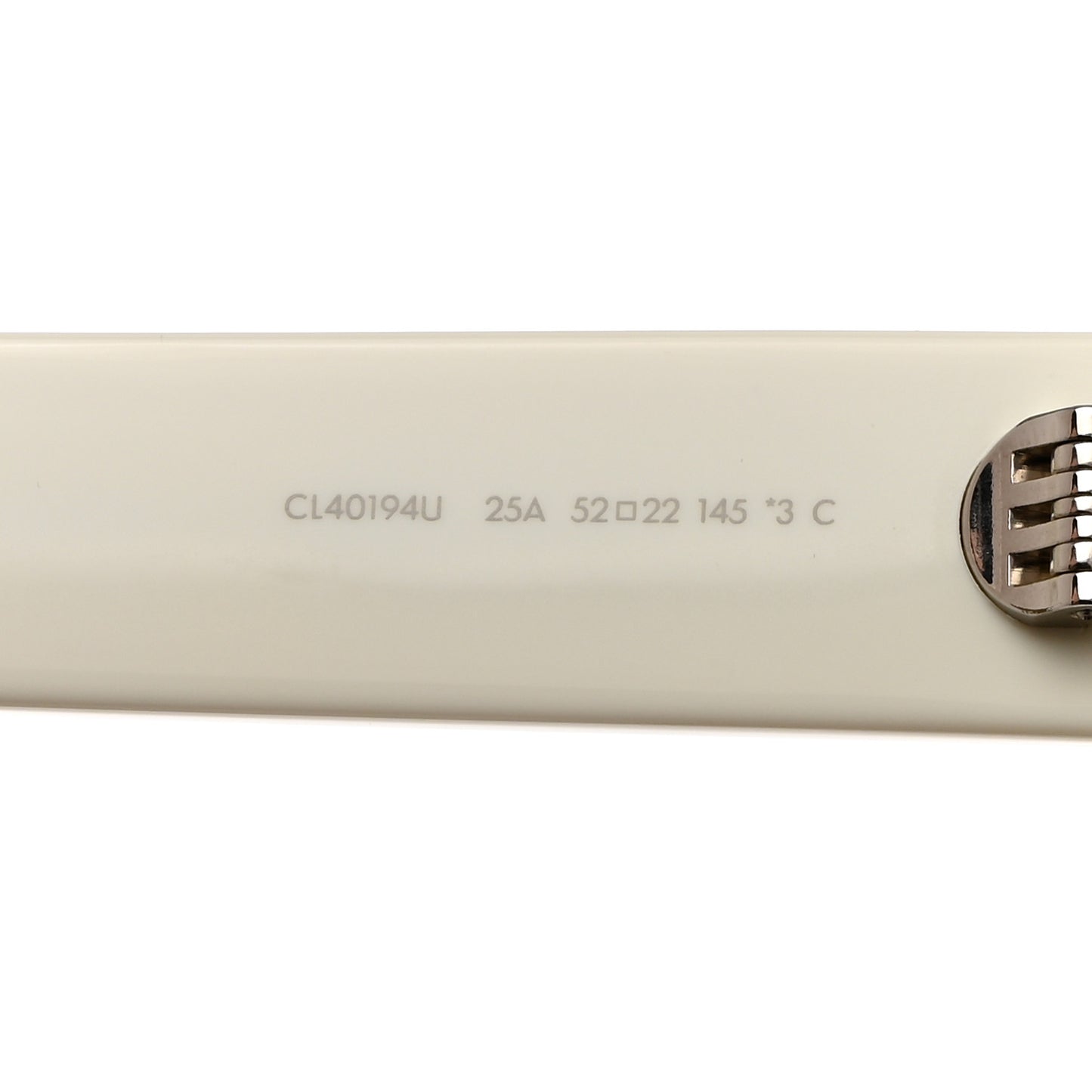 Acetate Triomphe 01 Sunglasses CL 40194U White