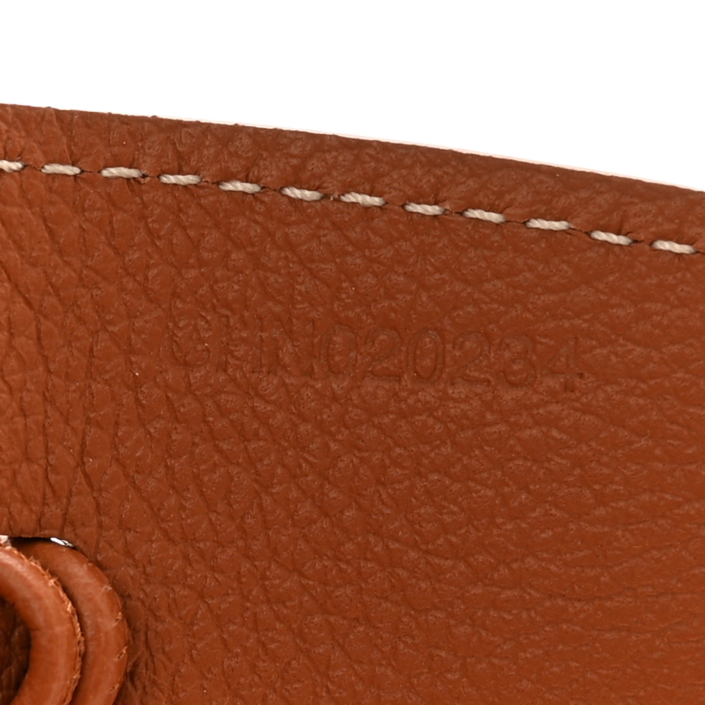 Calfskin Bag Clip Gold