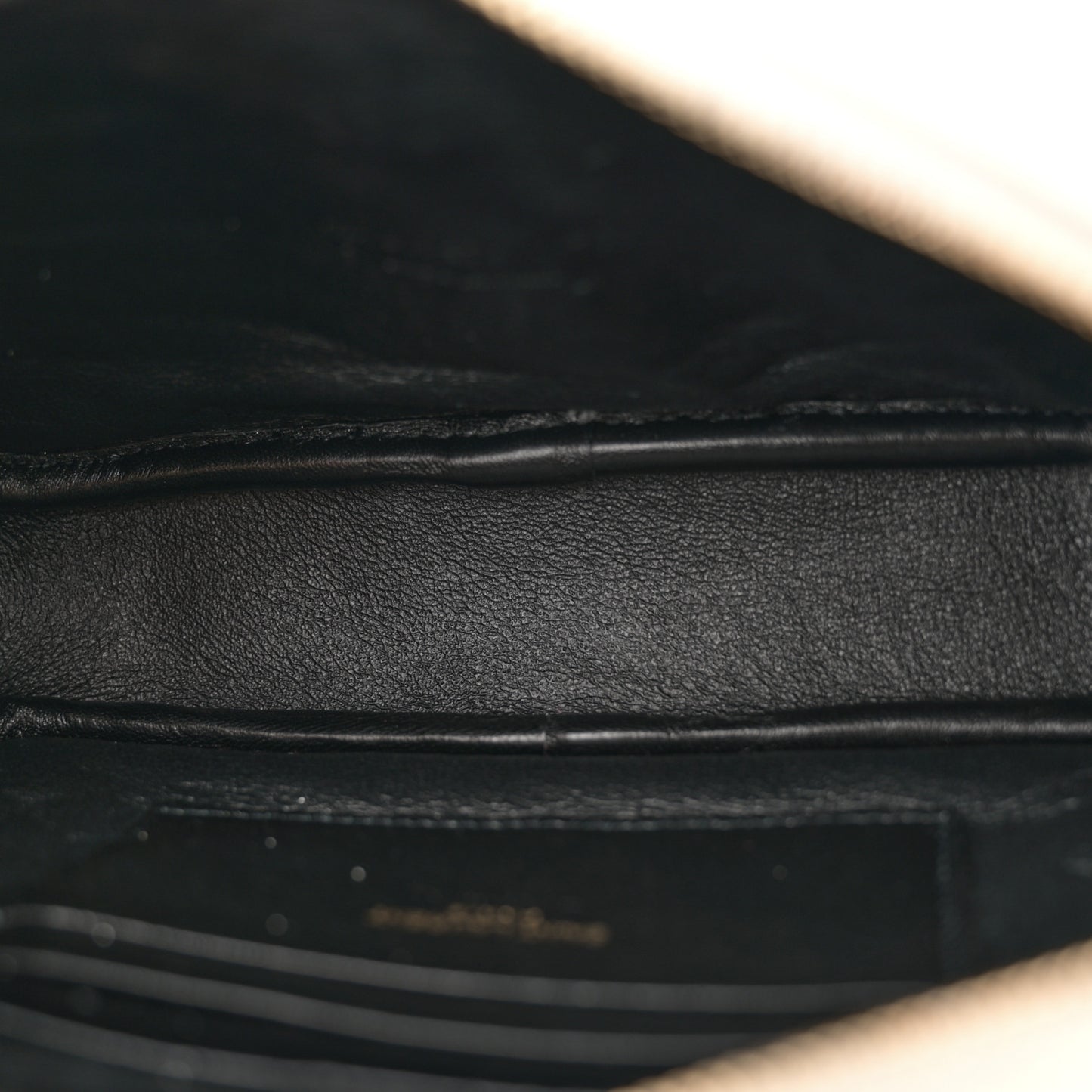 Grain De Poudre Matelasse Monogram Mini Lou Camera Bag Crema Soft