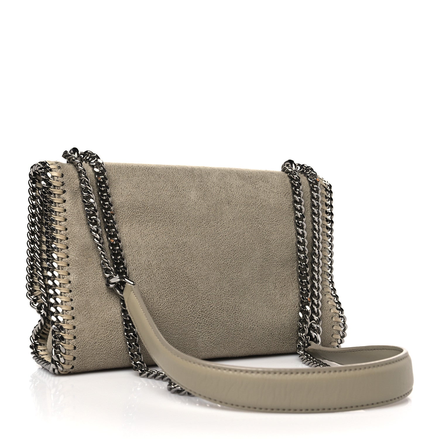 Stella McCartney Shaggy Deer Falabella Messenger Beige 3 of 9