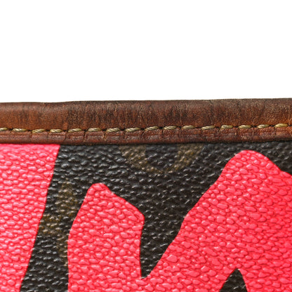 Louis Vuitton Monogram Graffiti Neverfull GM Fuchsia 11 of 17