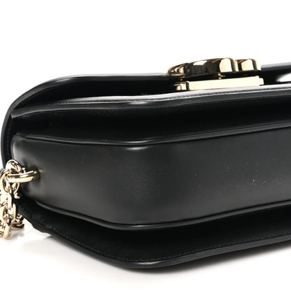 Gucci Crepe Wool Silk GG Monogram Go Small Shoulder Bag Black 9 of 10