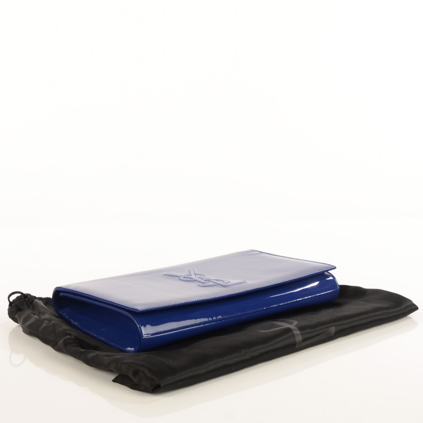Patent Large Belle De Jour Clutch Royal Blue