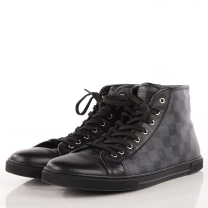 Louis Vuitton Damier Graphite Sneakers 9.5 3 of 9