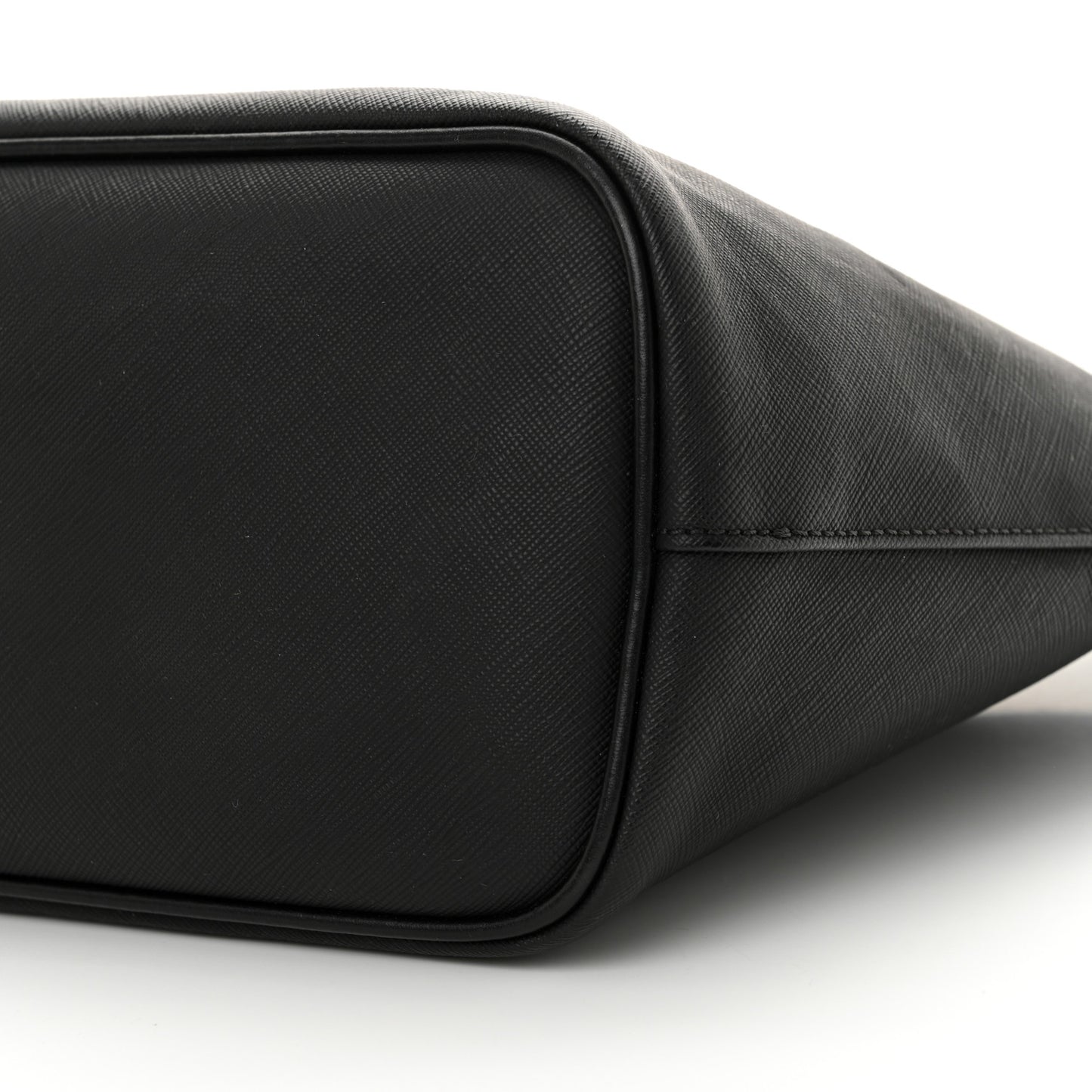 Coated Canvas Medium Antigona Tote Black